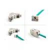 DeLOCK 88119 Keystone-Modul Flach Weiß RJ-45 10 Stück
