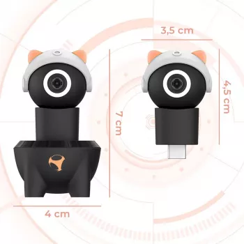 Subsonic Playcam 1080 2in1 HD Mini Kamera für Nintendo Switch 2 Rot