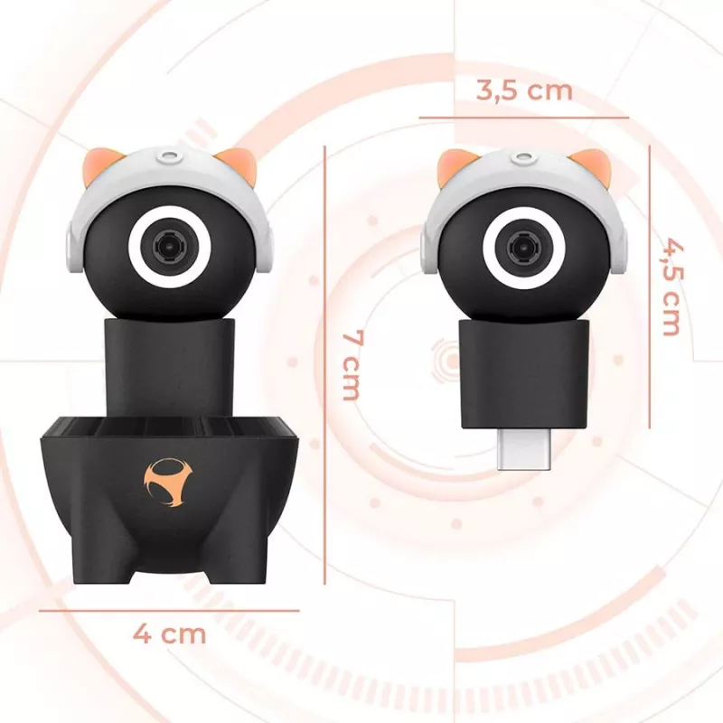 Subsonic Playcam 1080 2in1 HD Mini Kamera für Nintendo Switch 2 Rot