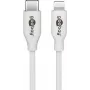 Lade- und Synchronisationskabel Goobay Lightning auf USB-C 0,5 m