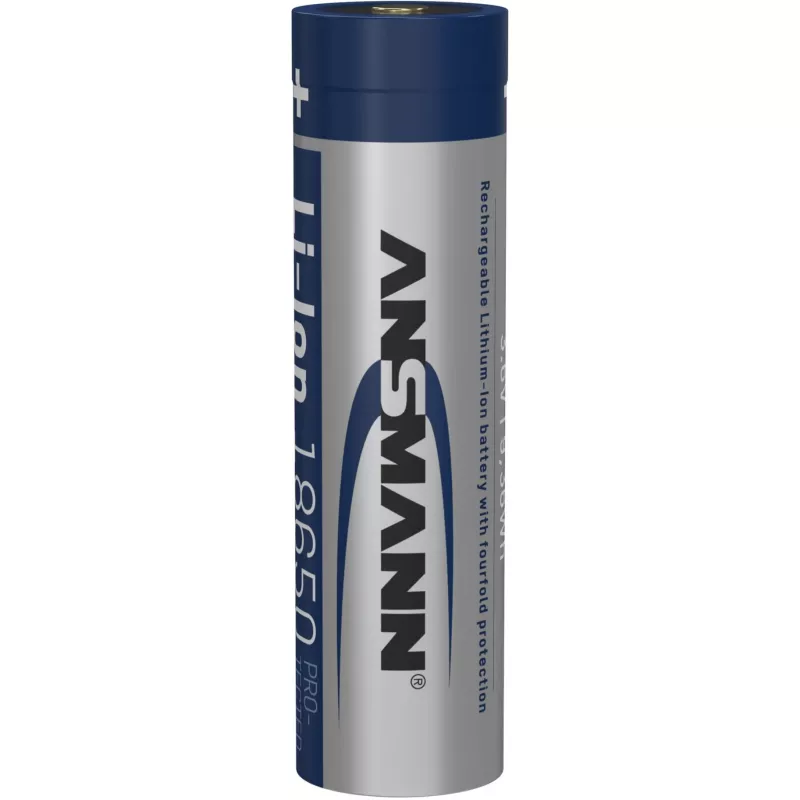 Ansmann 1307-0003 Haushaltsbatterie Wiederaufladbarer Akku 18650 Lithium-Ionen (Li-Ion)