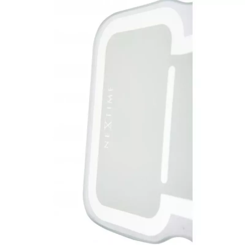 NeXtime Uhr 5185wi Mini Thumbs Up, 20,5x21 cm, Wand, Weiß/Silber