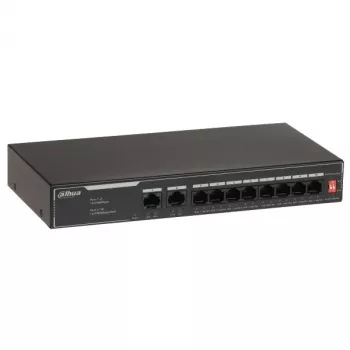 Netzwerk-Switch DAHUA SF1010LP – unmanaged 10-Port-Switch für PoE-Geräte