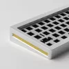 AKKO Gaming Tastatur Case MonsGeek M7 VIA Barebone Kit Silber — Barebone-Gehäuse für mechanische Tastaturen, kompatibel mit VIA-Firmware