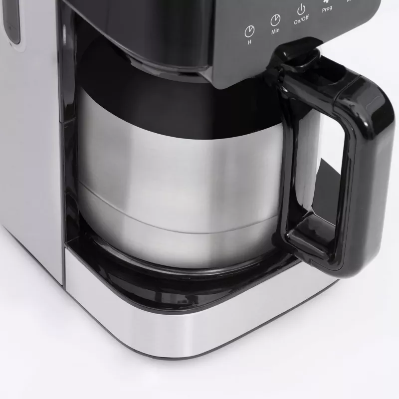 Caso | Kaffeemaschine mit zwei Isolierkannen | Taste & Style Duo Thermo | Filterkaffeemaschine | 800 W | Schwarz/Edelstahl