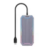 USB hub Unitek uHUB S7+ — kabelgebundener USB 3.2 Gen 2 Type-C, 100 W PD, Gigabit Ethernet, 4K-Unterstützung, Space Grau