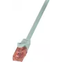LogiLink PrimeLine Patchkabel RJ-45 (M) auf RJ-45 (M) 10 m UTP CAT 6 halogenfrei grau