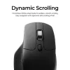Maus Keychron M6 Rechtshändig Universal — Optisch, RF Wireless + Bluetooth + USB-C, 30000 DPI, Schwarz
