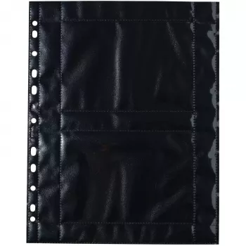Fototaschen HERMA Fotophan 10x15 cm quer schwarz 10 Stück