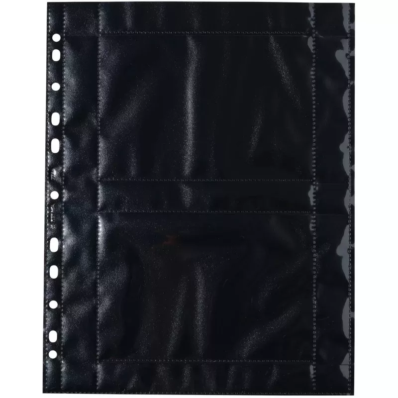 Fototaschen HERMA Fotophan 10x15 cm quer schwarz 10 Stück