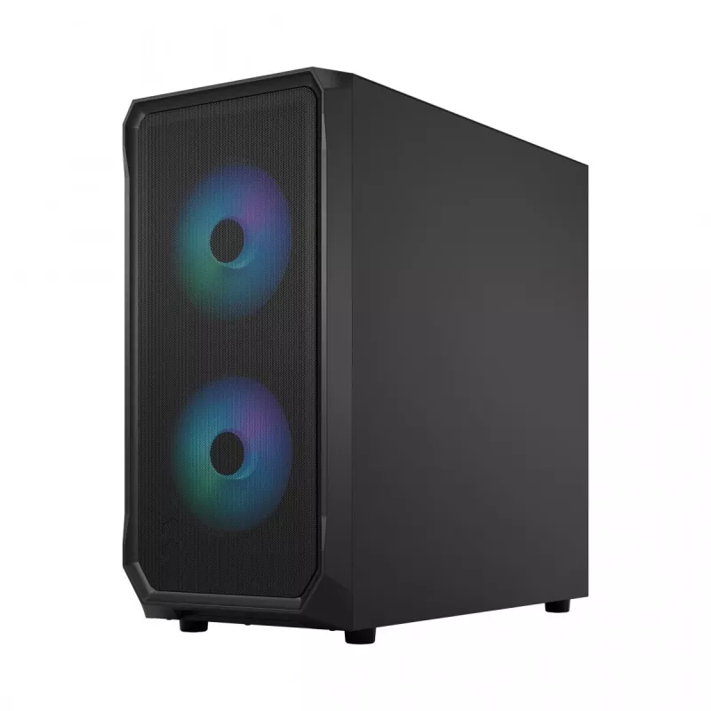 Fractal Design Focus 2 RGB Tempered Glass Mid Tower ATX PC-Gehäuse - Schwarz