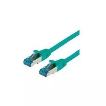 VALUE - Patchkabel - RJ-45 (Stecker) zu RJ-45 (Stecker) - 1,5 m - SFTP, PiMF - CAT 6a - halogenfrei, vergossen, Snagless, Litze - Grün (21.99.1993)
