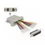 D-Sub 25-pol Crimp-Stecker auf 2 x RJ45 Buchse DeLOCK 66833