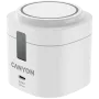 Canyon 4-in-1 kabellose Ladestation, max. 30 W, Größe: 70x70x70,3 mm, Gewicht: 414 g, mit 65-W-Netzteil und 1 m Kabel, weiß