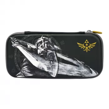 Power A NSCS0087-01, Cover, Nintendo, Schwarz, Grau, Weiß, Filz, Nintendo Switch, Nintendo Switch Lite, kratzfest