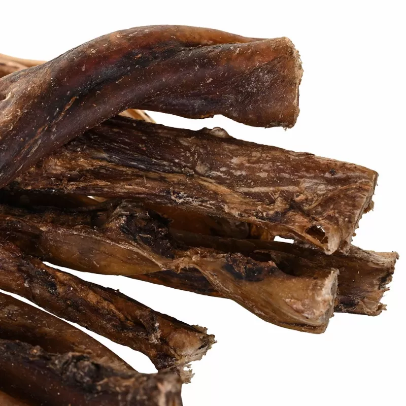 Hundekauartikel PETITTO Rinderpenis, 10er-Pack – Kausnacks vom Rind für die Zahnpflege