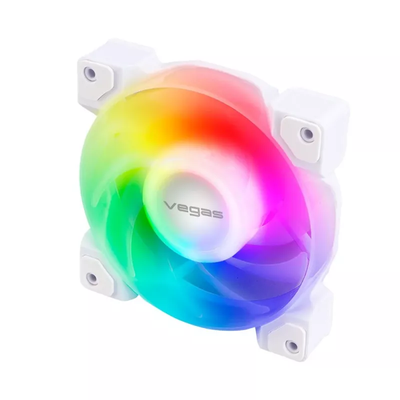 AKASA VEGAS A12 120mm ARGB Gehäuselüfter - Weiß