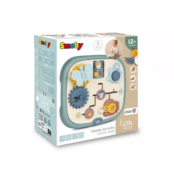 Interaktives Tablet SMOBY Little 12m+ Lernspielzeug für Kleinkinder mit Tasten, Geräuschen und Lernaktivitäten