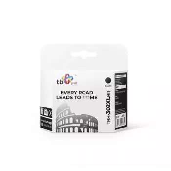 Tintenpatrone TB Print BH-302XLBR (Schwarz) kompatibel mit F6U68AE