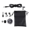 Mikrofon mit Clip PULUZ 3,5mm Klinke 6m