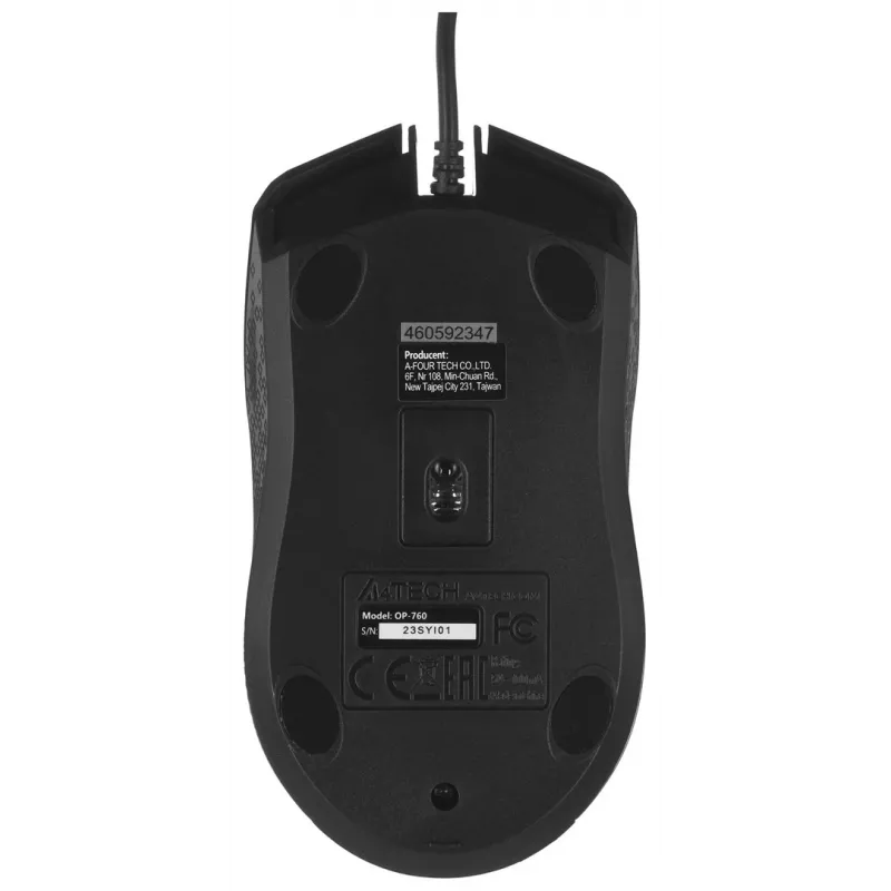 A4Tech OP-760 Maus USB Typ-A Optisch 1200 DPI