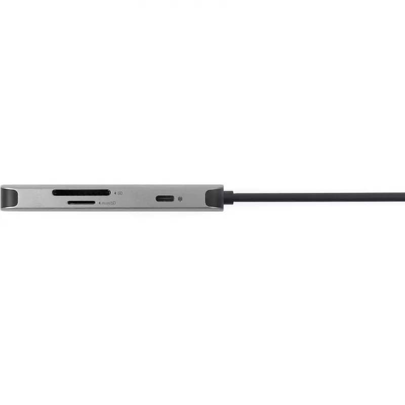 7-in-1 USB-C Dongle Acer — USB 3.2 Gen 1 Typ-C, 3x USB-A, HDMI, SD/MicroSD, 100W PD, Silber