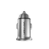 Vention Zwei-Port USB A+A (30+30) Auto-Ladegerät Grau Mini-Stil Aluminiumlegierung Typ