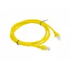 LPATCHCORD Cat.5E UTP 1,5 m Gelb FLUKE PASSED LANBERG 10er-Pack