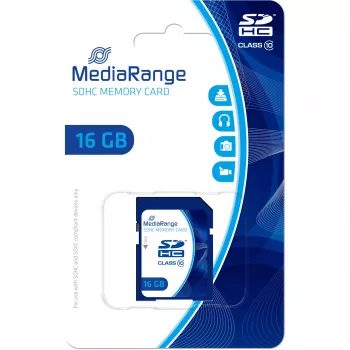 Speicherkarte MediaRange 16GB SDHC Class 10 MR963
