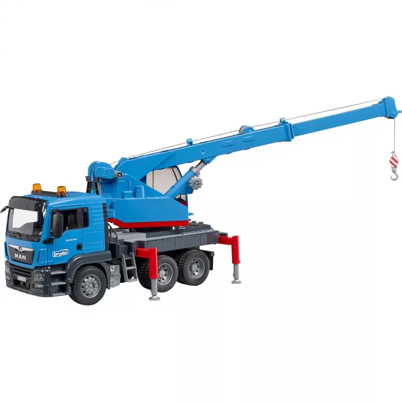 BRUDER MAN TGS Kran-LKW Blau ABS 03771