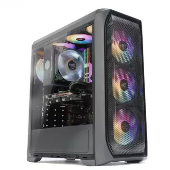 Computergehäuse ZALMAN N5 MF ATX schwarz