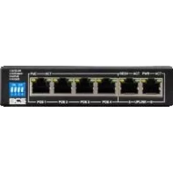 BCS-B-SP0402 PoE Switch für 4 IP-Kameras