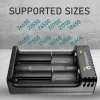Batterieladegerät everActive LC200 Haushalt USB, 2-Schacht, Li-Ion, unterstützt A/AA/AAA/AAAA/C/D, 5 V Eingang, 4,2 V Ausgang, schwarz
