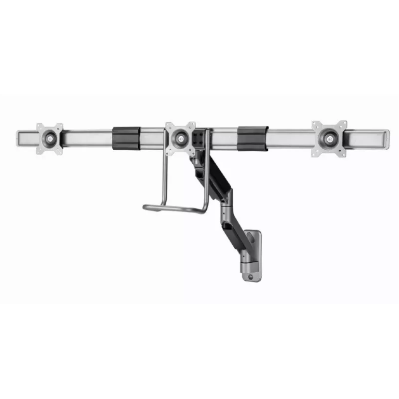 Wandmontierter verstellbarer Monitorarm Gembird MA-WA3-01 für 3 Monitore