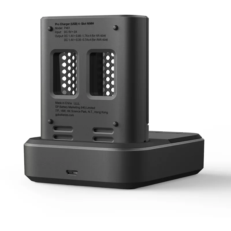 GP ReCyko Pro P461 AA/AAA Batterieladegerät mit D461 Dockingstation