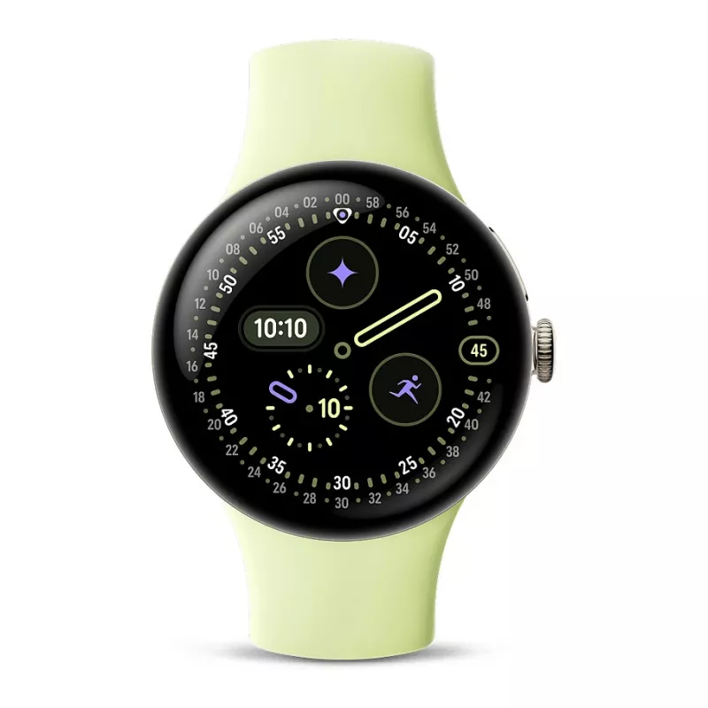 Google Pixel Watch 4 - 41 mm - Champagner-Gold Aluminium Smartwatch (GA06002-EU)