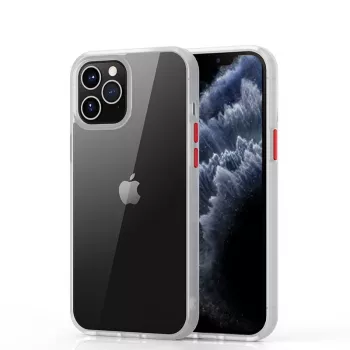 Schutzhülle stoßfest Devia Shark Serie für iPhone 12 Pro Max, weiß