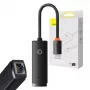 Netzwerkadapter Baseus Lite Series USB-C auf RJ45 (schwarz)