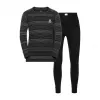 Odlo Set lang ACTIVE WARM ECO SET Kinderunterwäsche-Set, Größe 164 cm, Schwarz und Grau