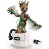 LEGO Marvel Dancing Groot baubare animierte Actionfigur – Guardians of the Galaxy Charakter – interaktives handbetriebenes Spielset für Kinder – Superheld