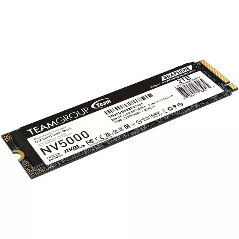 SSD disk Team Group 2 TB M.2 2280 PCIe 4.0 x4 TM8FGM002T0C101