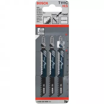 Bosch T 111 C Stichsägeblatt aus Kohlenstoffstahl (HCS) 3 Stk.