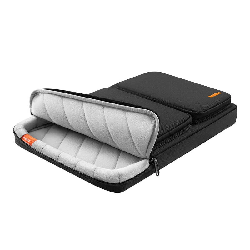 Laptop-Aktentasche Tomtoc Defender-A42 von Tomtoc (schwarz) – kompakte Schutzhülle für Notebooks