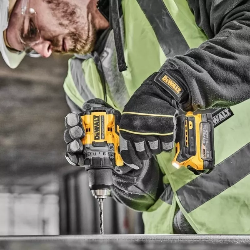 DeWALT DCD800E2T-QW Bohrmaschine 2000 U/min 1,28 kg Schwarz, Gelb