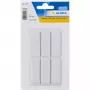 HERMA 15186 selbstklebendes Etikett Rechteck Weiß 15x45mm 6 Stück