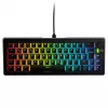 Mechanische, vorgefertigte 65% Gaming-Tastatur GLORIOUS GMMK 3 — ISO-Layout, Fox Switches, Schwarz