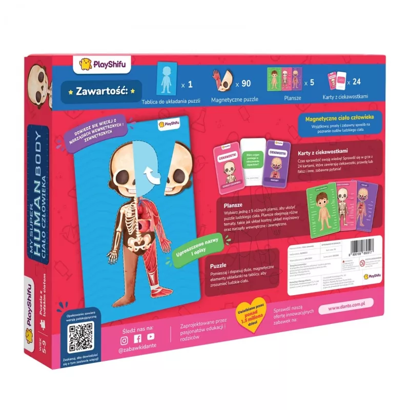 Lernspielset Dante My Super Human Body — interaktives Anatomie-Lernset