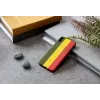 Smartphone-Hülle man and wood für iPhone XS Max – Modell Reggae, schwarz