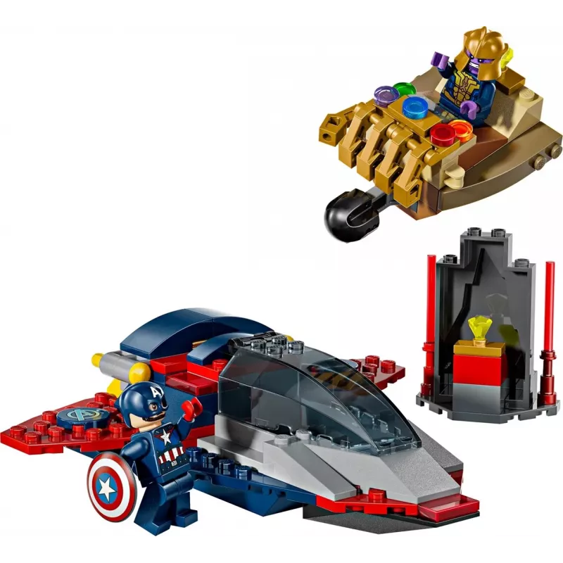 Bauset LEGO Marvel Super Heroes Captain America Thanos 76319 — 107 Teile, 2 Minifiguren, Alter 4+