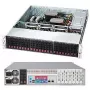 Supermicro SC216 BAC-R920LPB - Rack - rack-mountable - 2U - verbessertes, erweitertes ATX - SATA/SAS - Hot-Swap 920 Watt - Schwarz